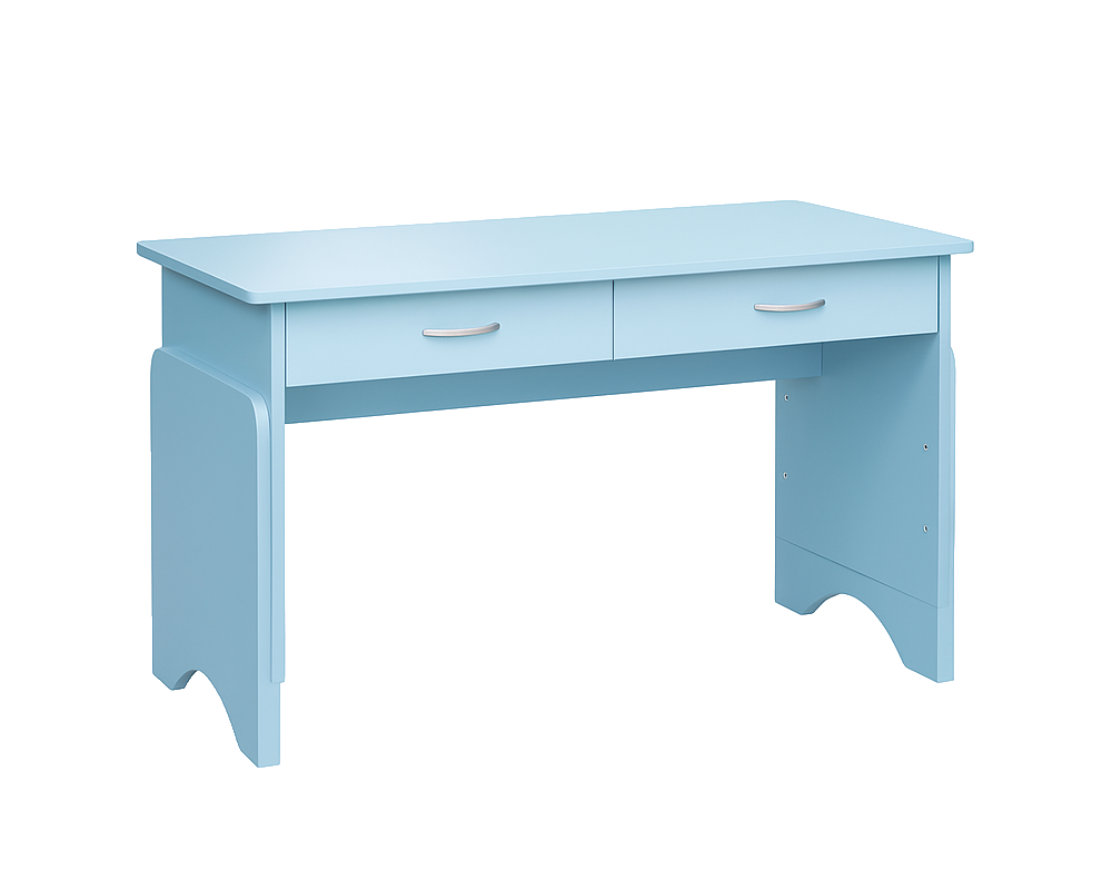 2-місний дитячий стіл з шухлядами, регулюється по висоті, ЛЕЛЕКА, 1100x500x500/560/620/680 мм.